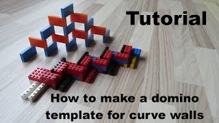 Tutorial: How to make a domino template for curve walls