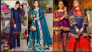 Lehnga Drapping Amazing Collection || Gharara kurti suits/volvetgharara & sharara #pentkurti