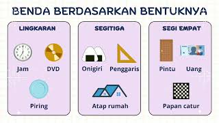 PENGELOMPOKKAN BENDA BERDASARKAN BENTUK, WARNA, DAN UKURAN