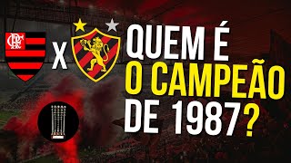 STF julgará o VERDADEIRO CAMPEÃO de 1987 - Sport ou Flamengo? #futebol #campeao87 #flamengo #sport