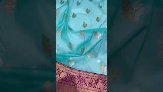 Pure Banarasi Kora Orgenga Saree Handloom Made 7524931212 #bridalsarees #youtubeshorts #shorts