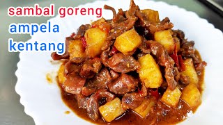 enak..!! Resep masak sambal goreng ampela dan kentang