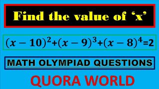 Math olympiad questions || viral math problems