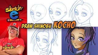 You can draw Kocho Shinobu from Demon Slayer Step by Step