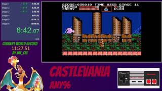 Castlevania 1 Any% Speedrun in 12:36