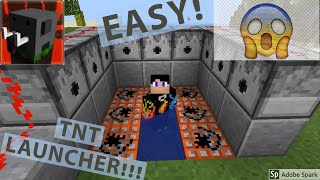 Craftsman|Making a self TNT Launcher!! | Simple, Easy| Minecraft Playz