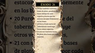 Éxodo 26, 19-21 #dios #biblia #versiculodeldia