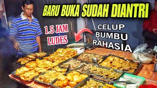 GILE 1.5 JAM LUDES !! WEDANGAN BAKAR CELUP SATU2NYA DI SOLO !! PAKE BUMBU RAHASIA !!