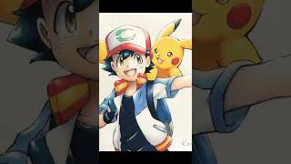 Friendship x of  Ash and Pikachu                #pokemon #pikachu #ash #ashketchum