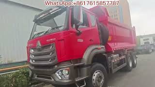 Sinotruk Hohan brand new 6x4 dump truck produced for our Ghana customer