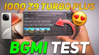 IQOO Z9 TURBO PLUS PUBG TEST | DM 9300 PLUS PROCESSOR 🥵🔥