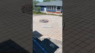 Pouring A HUGE Luxury Driveway! #shorts #homebuilder