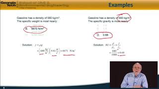 Fluid Properties-Density and Pressure - Fundamentals of Engineering Exam Review