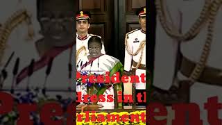 President Murmu's 1st Presidential adress in the Parliament l #news #viral #shorts