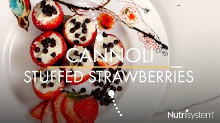 Cannoli Stuffed Strawberries - Nutrisystem Recipe