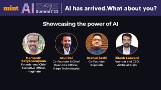 Showcasing the power of AI at the Mint AI Summit held on April 29, 2022