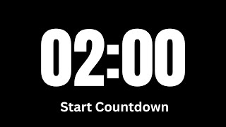 2 Minute Time │ Countdown Timer 2 Minutes │Timer & Alarm