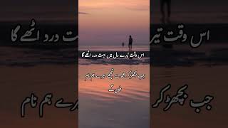 Urdu shayary | Urdu poetry اس وقت تیرے دل میں بہت درد اٹھے گا