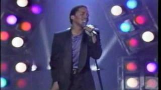 Marlon Jackson performing "Baby Tonight" in 1987