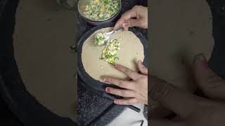 Cheese corn Paratha 😋#youtubeshorts #food