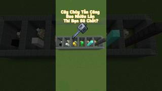 The Mace Tấn Công Bao Nhiêu Lần Thì Bạn Sẽ Chết? #minecraft #shorts