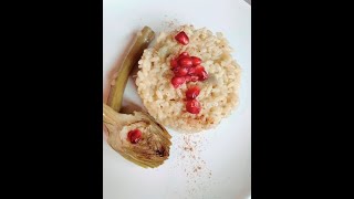 RISOTTO CARCIOFI E MELOGRANO | il timer