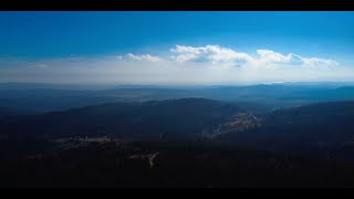 Autumn drone flight in Polish mountains | 4K cinematic with first snow & Tatra views