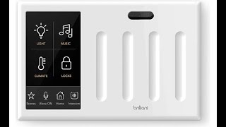 Brilliant Smart Home Control - 4 Gang Light Unbox and First Use