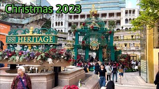 Christmas 2023 at 1881 Heritage Hong Kong on Sunday Afternoon