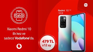 Xiaomi Redmi 10 ilk kez ve sadece Vodafone’da.