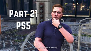 Grand Theft Auto V PS5 Walkthrough Gameplay Part 21 - Three's Company (1080p HD)