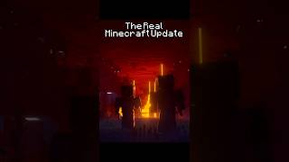 Minecraft Update 🆚️ THE REAL MINECRAFT UPDATE! #minecraft #minecraftshorts