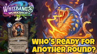 Azerite Snake is so fun to play | Hearthstone Whizbang's Workshop Standard Gameplay