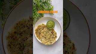 Tasty & Healthy Sabudana Recipe | How To Make Sabudana Chillas | SaltInAll #Shorts