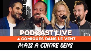 Ep 9 - Alban Ivanov, Caroline Vigneaux, Pierre Thevenoux, Seb Mellia -  4 Comiques dans le vent