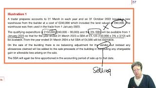 Capital Allowances (part 4) - ACCA Taxation (FA 2022) TX-UK lectures