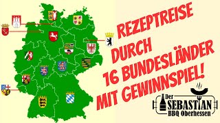 Rezeptreise durch 16 Bundesländer (Trailer) - DerSebastian BBQ Oberhessen #gewinnspiel