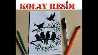 KUŞ BOYAMA-ÖZAY KOCABAŞ