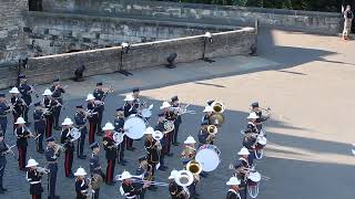 Royal Edinburgh Military Tattoo, 2023 12th August, fanfare at the  start of performance.