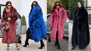 Stunning Most Popular Flattering Collection Fur Coat for Girls#winter dress #furcoat #Gucci