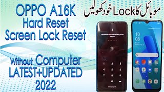 oppo A16k(cph2349) hard reset || cph2349 fectory data restore.2022