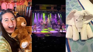 Carnival Cruise Day 3! Build a Bear at Sea, Formal Night and an 80's Rock Show!