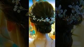 Beautiful Bridal Hairstyles #shorts #trending #viralvideo #youtubeshorts