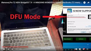 iRa1n New with Planetary Feature - Restore Latest iBridgeOS - T2 MacBooks With Windows (No need Mac)