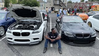 TAKING MY BMW F10 M5 and E93 M3 TO CARS AND CIGARS.. FLAMES AND EXHAUST NOTES!!!