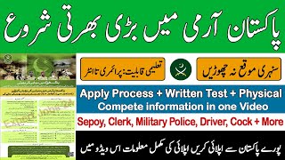 How to Apply For Pak Army Soldier Jobs Complete Selection Process Registration Soldier Bharti 2024