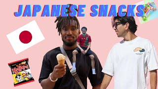 Rating japanese snacks with the boys.