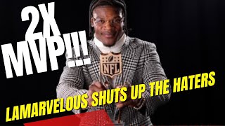 Lamar Jackson wins MVP 🔥!!! Silences haters and critics like Sherman, Stephen A and Shannon !!!