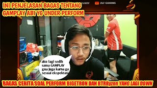 PERFORMA ABI MENURUN MAKANYA TIDAK DIMAINKAN❓BAGAS JELASIN SEMUANYA