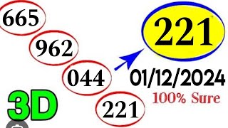 01/12/2024. Thailand Lottery Tips Open